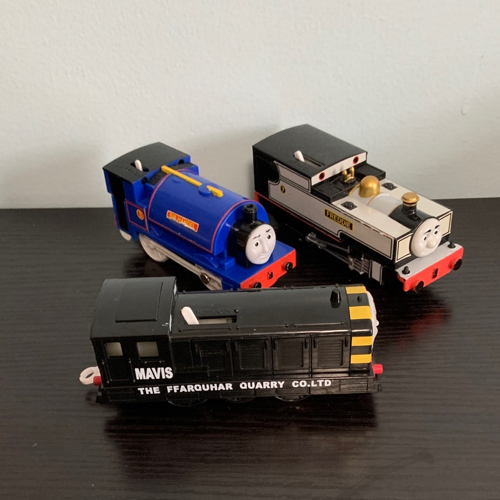 Thomas The Train Friends Group.  Mavis works, Sir Handel & Freddie do not